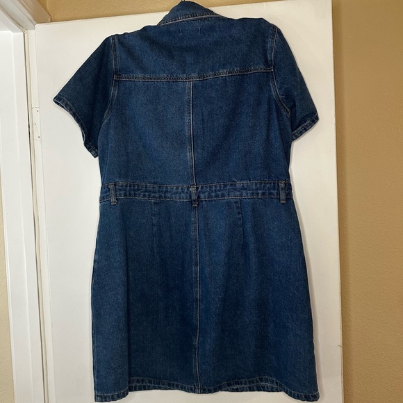 Forever 21 denim jean mini dress - Picture 6 of 8